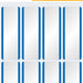 Etiket HERMA 1903 54x19mm naametiket wit blauw zijde 16stuks