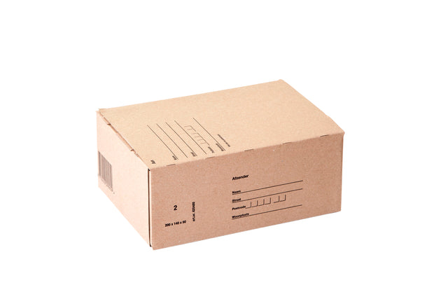 Postpakketbox IEZZY 2 200x140x80mm wit (per 5 stuks)