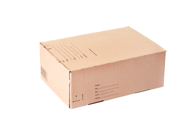 Postpakketbox IEZZY 4 305x215x110mm wit (per 5 stuks)