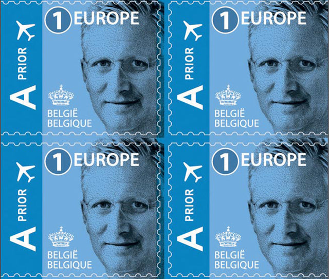 Postzegel Belgie waarde 1 Europa 50 stuks