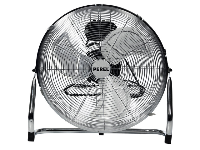 Vloerventilator Perel Ø45cm chroom