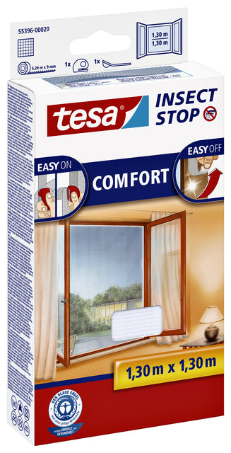 Insectenhor Tesa 55396 voor raam 1,3x1,3m wit