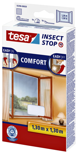 Insectenhor Tesa 55396 voor raam 1,3x1,3m wit