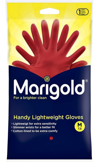 Huishoudhandschoen Marigold Handy rood medium