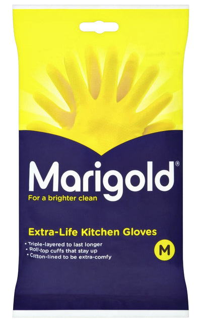 Huishoudhandschoen Marigold Kitchen geel medium