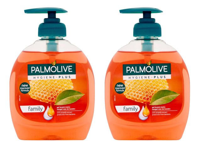Handzeep Palmolive Hygiene Plus met pomp 300ml (per 6 stuks)
