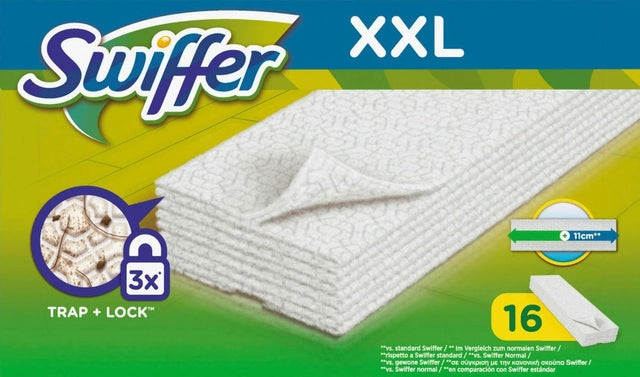 Swiffer navulling XXL met 16 droge doekjes