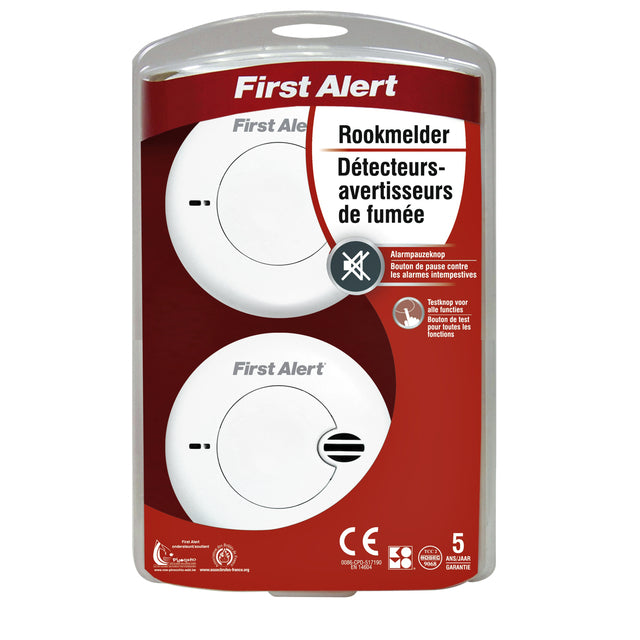 Rookmelder First Alert compact duopack