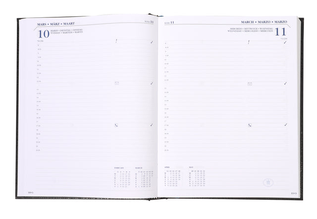 Agenda 2023 Ryam Manager Mundior 1dag/1pagina zwart