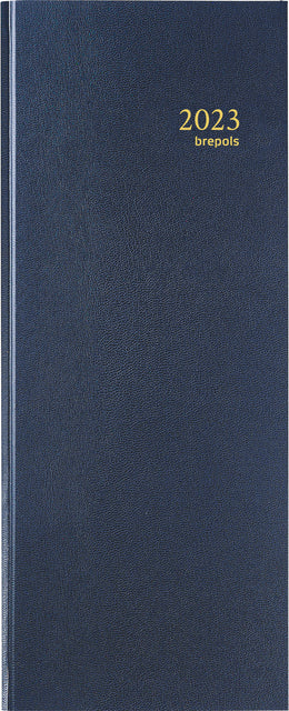 Agenda 2023 Brepols Saturnus Lima 1dag/1pagina lang blauw