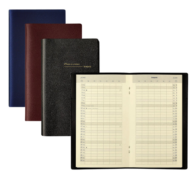 Agenda 2023 Brepols Plan-O-Rama Genova 1maand/2pagina's assorti