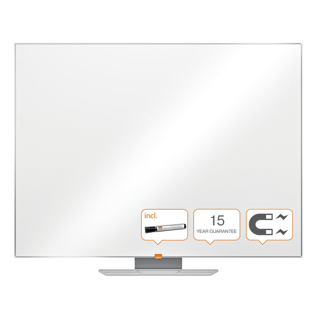 Whiteboard Nobo Classic 90x120cm staal (per 3 stuks)