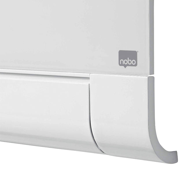 Glasbord Nobo Impression Pro afgeronde hoeken 1000x560mm briljant wit