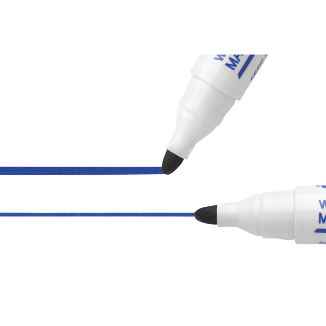 Viltstift Bic 1701 whiteboard rond blauw 1.4mm (per 12 stuks)