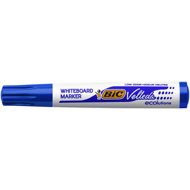 Viltstift Bic 1701 whiteboard rond blauw 1.4mm (per 12 stuks)