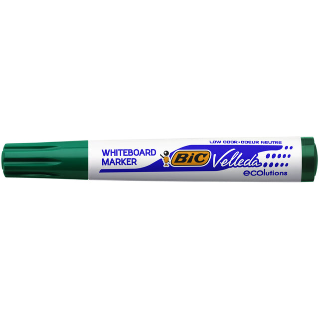 Viltstift Bic 1701 whiteboard rond groen 1.4mm (per 12 stuks)