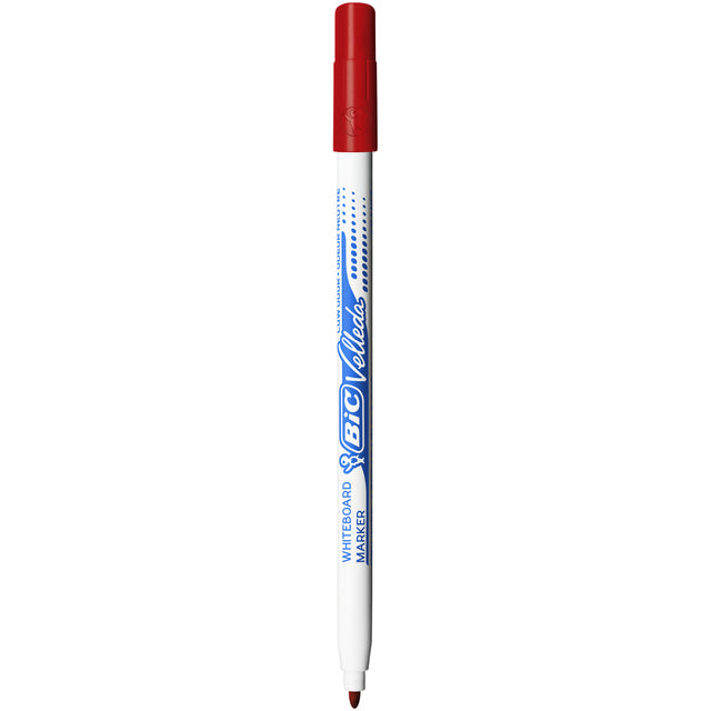 Viltstift Bic 1721 whiteboard rond rood 1.5mm (per 24 stuks)