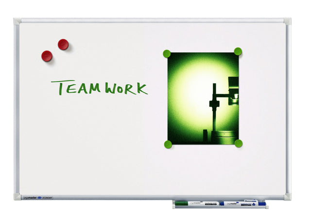 Whiteboard Legamaster Economy 90x120cm magnetisch gelakt staal