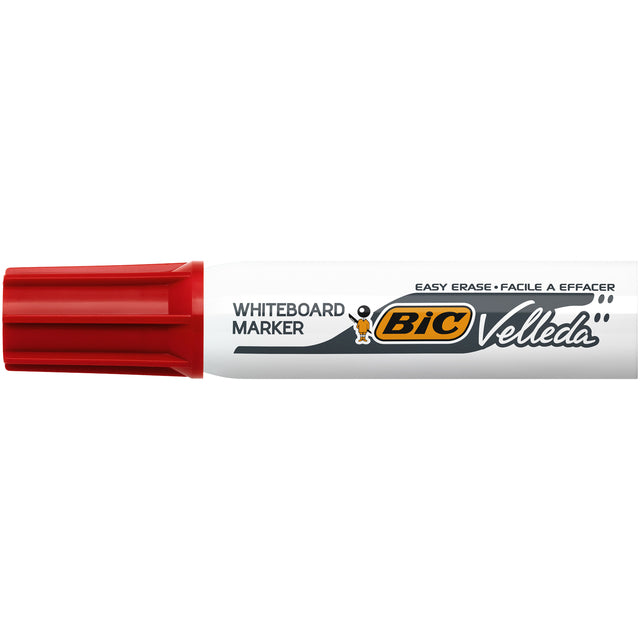 Viltstift Bic 1781 whiteboard schuin rood 3.2-5.5mm