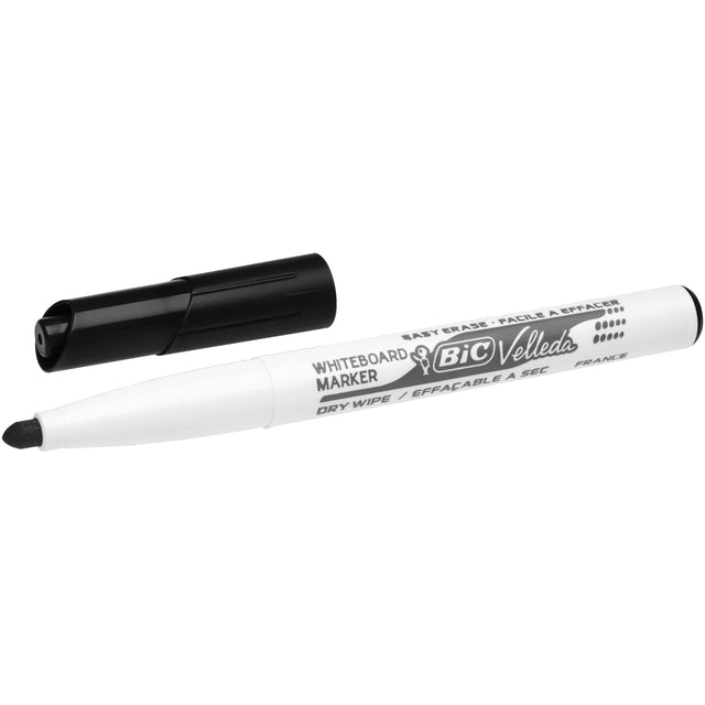 Viltstift Bic 1741 whiteboard rond zwart 1.4mm (per 12 stuks)