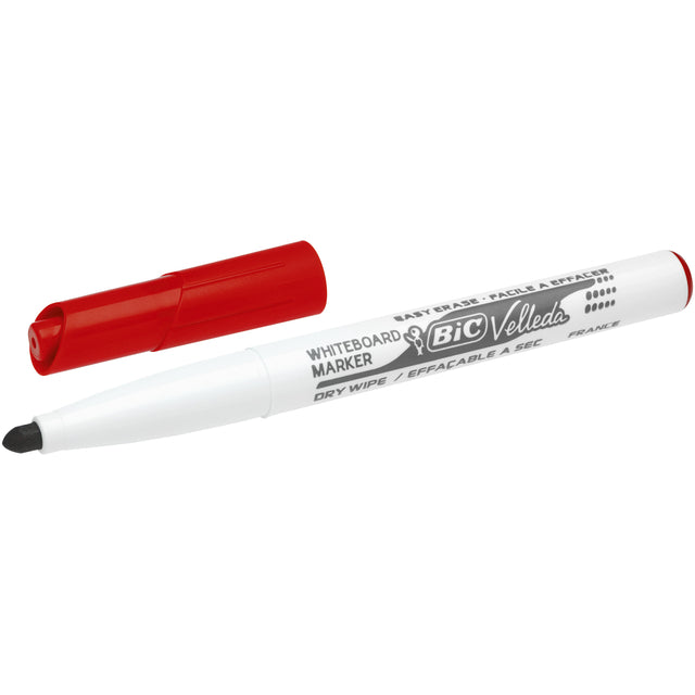 Viltstift Bic 1741 whiteboard rond rood 1.4mm (per 12 stuks)