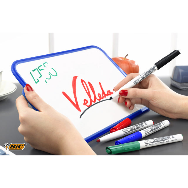 Viltstift Bic 1741 whiteboard rond groen 1.4mm (per 12 stuks)