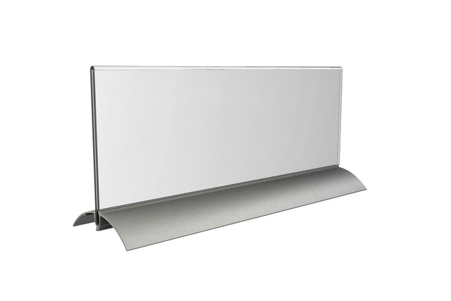 Tafelnaambord Europel 105x297mm acryl aluminium