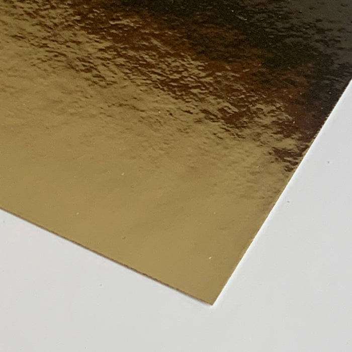 Mirripaper goud 0.12mm 70 x 100 cm BL 140gr/m2 (25 platen)