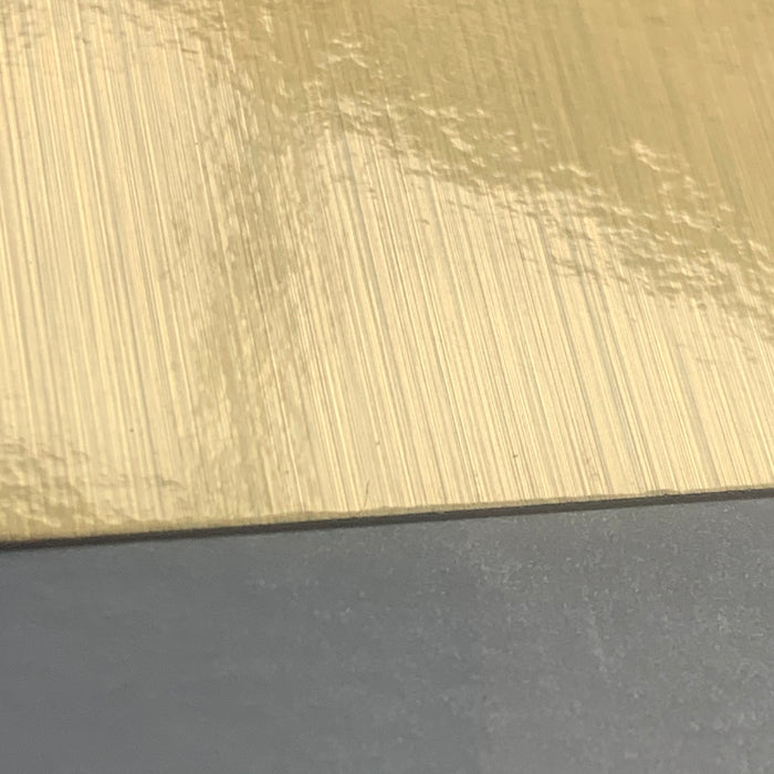 Mirri brushed aluminium goud glanzend 0.3mm 70 x 100 cm BL 255gr/m2 (25 platen)