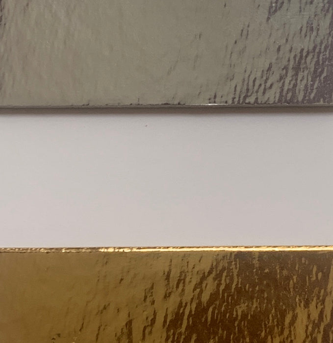 Goud/zilver karton 1.1mm 90 x 110 cm 750gr/m2 (25 platen)