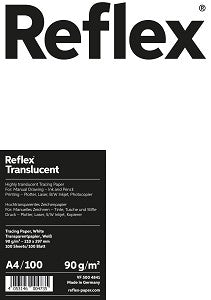 Transparantpapier Reflex A4 90g/m2 doos 100 vel