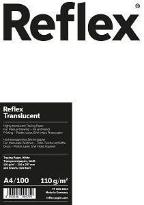 Transparantpapier Reflex A4 110g/m2 doos 100 vel