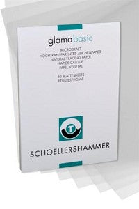 Transparantpapier Glama A3 60g/m2 bl.50 vel