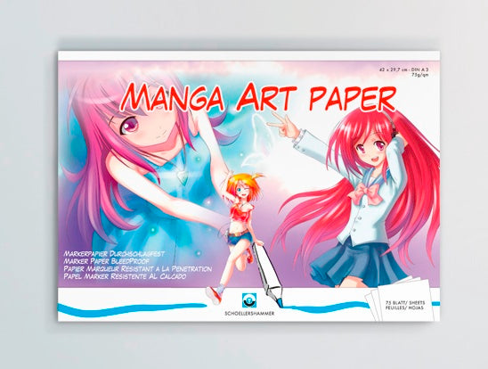 Manga Tekenpapier glad A4 75g/m2 75 vel
