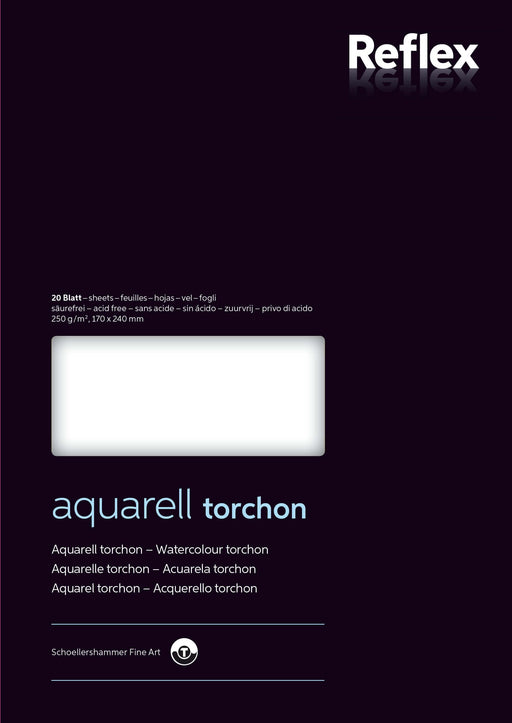 Aquarelpapier Torchon 17x24cm 250g/m2 blok 20 vel