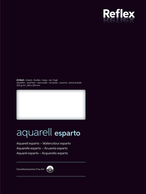 Aquarelpapier Esparto 24x32cm 300g/m2 blok 20 vel