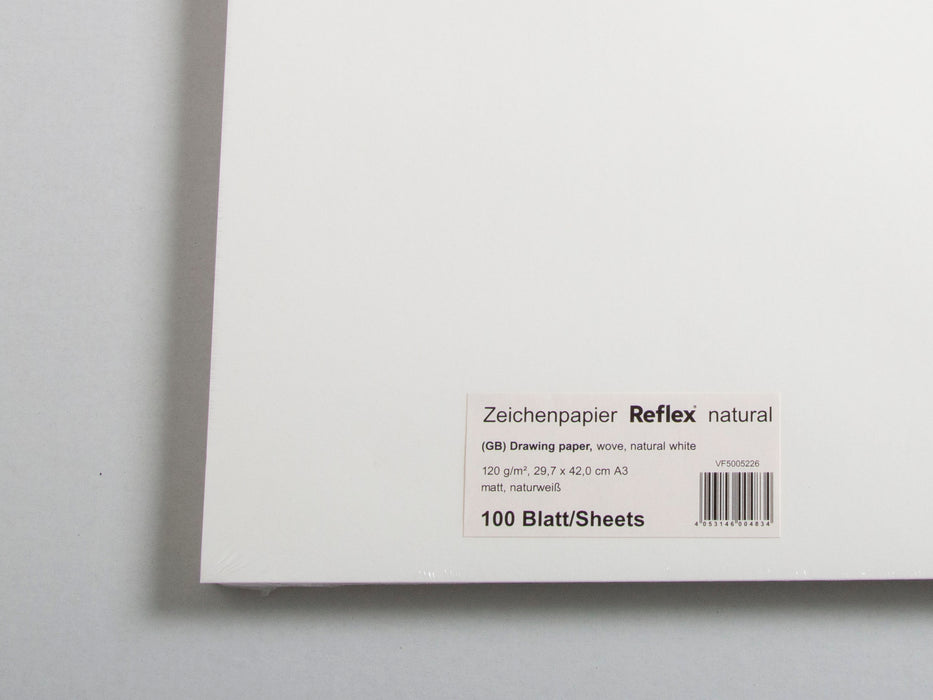 Tekenpapier Reflex natural A3 120g/m2 100 vel