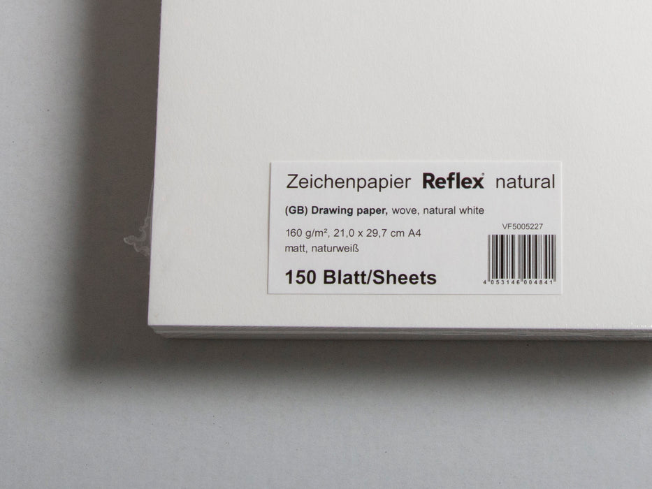 Tekenpapier Reflex natural A4 160g/m2 150 vel