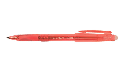 Gelschrijver Quantore erasable 0.7mm rood (per 12 stuks)