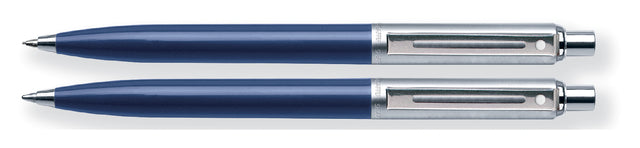 Balpen Sheaffer Sentinel blauw/chroom/nikkel