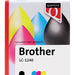 Inktcartridge Quantore Brother LC-1240 zwart+ 3 kleuren