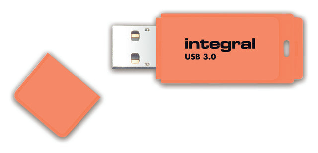 USB-stick 3.0 Integral 128GB neon oranje