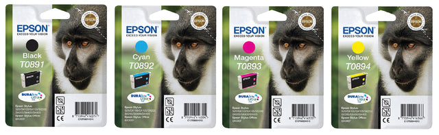 Inktcartridge Epson T0893 rood