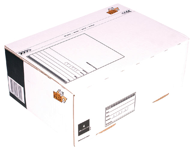 Postpakketbox 4 CleverPack 305x215x110mm wit (per 5 stuks)