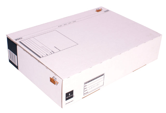 Postpakketbox 5 CleverPack 430x300x90mm wit (per 5 stuks)