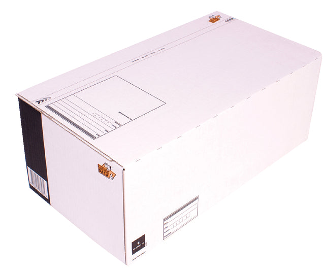 Postpakketbox 6 CleverPack 485x260x185mm wit (per 5 stuks)