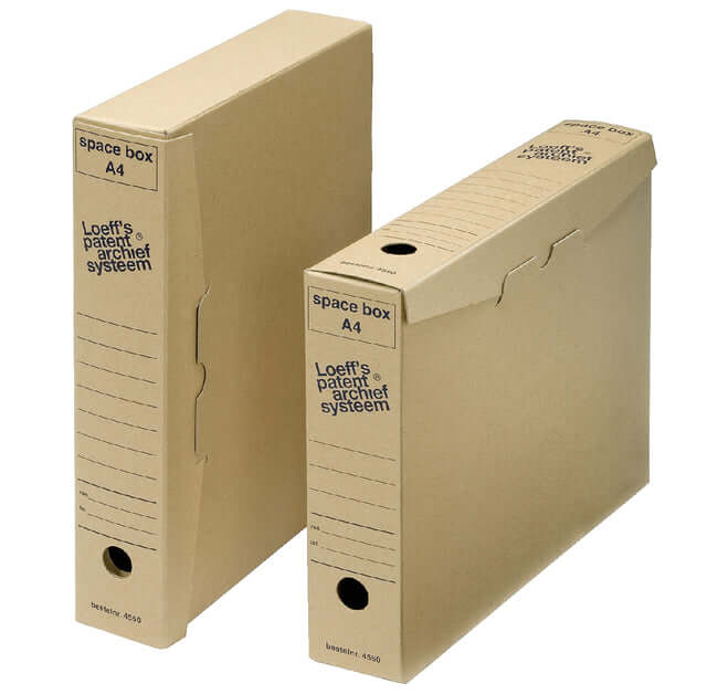 Archiefdoos Loeff's Space Box 4550 A4 320x240x60mm (per 50 stuks)