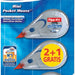 Correctieroller Tipp-ex 5mmx6m pocket mini mouse blister 2+1 gratis