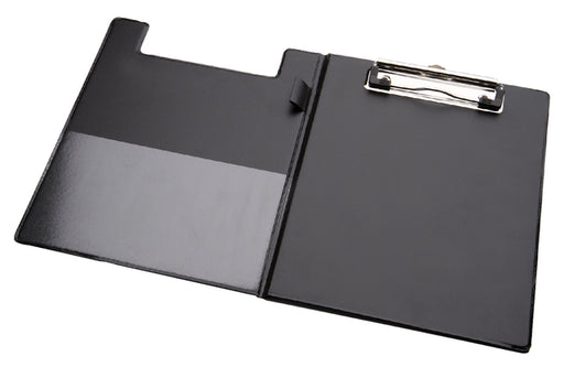 Klembordmap LPC A5 karton met klem + penlus zwart