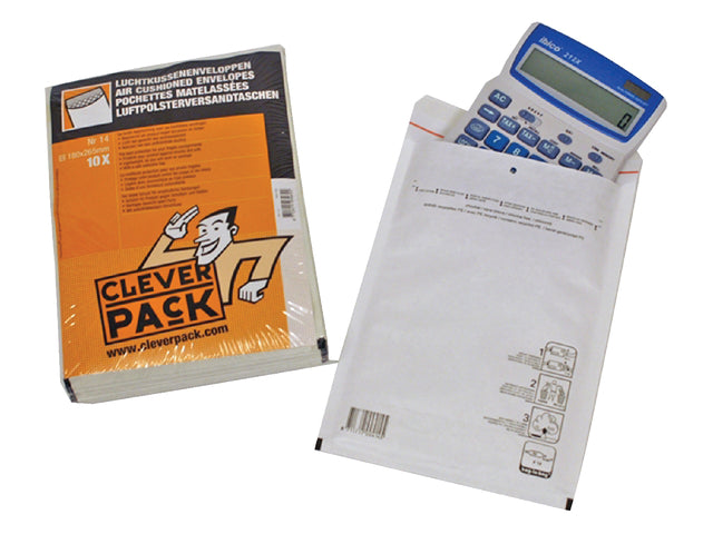 Envelop CleverPack luchtkussen nr20 370x480mm wit 10stuks
